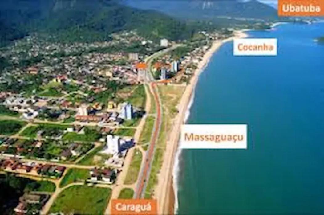 Chales Todo Azul Do Mar-Condominio! Карагуататуба Екстериор снимка