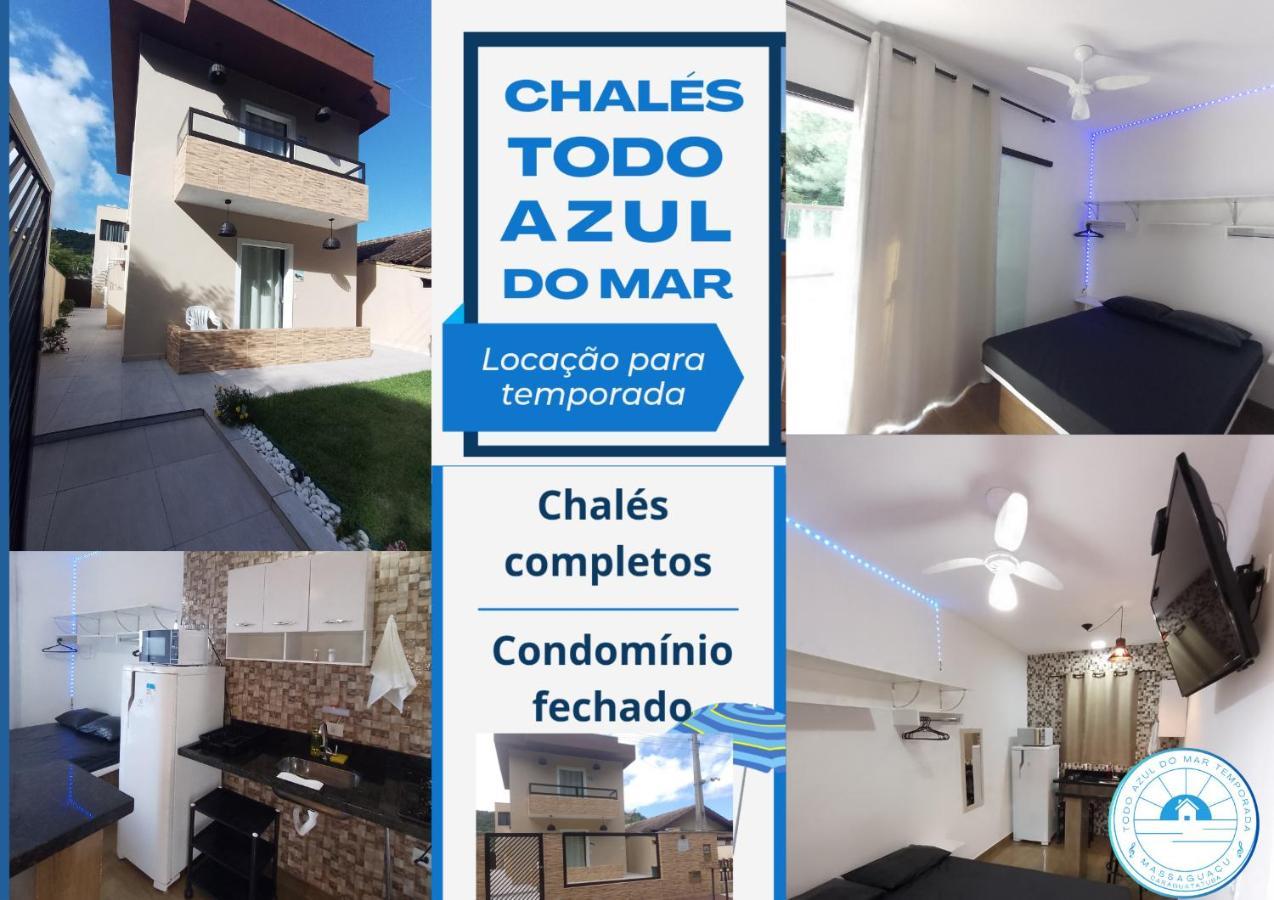 Chales Todo Azul Do Mar-Condominio! Карагуататуба Екстериор снимка